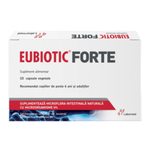 Cutie Eubiotic Forte 10 capsule Labormed cu probiotice pentru echilibrul intestinal