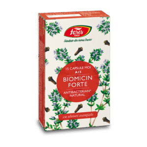 Biomicin Forte, 15 capsule, Fares