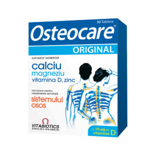 Cutie Osteocare Original Plus 30 comprimate Vitabiotics cu calciu, magneziu, zinc și vitamina D pentru oase și dinți