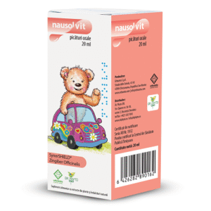Flacon Nausolvit picături orale 20ml Dr. Phyto pentru greață și disconfort digestiv
