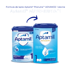Lapte de inceput 0-6 luni NUTRI-BIOTIK 1, 800g, Aptamil