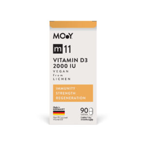 m11 Vegan Vitamin D3 2000 IU from lichen, 90 tablete, 45 g, Molecules of Youth, natural - Default