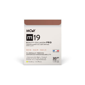 m19 PRO Colagen hidrolizat marin premium, dovedit clinic, beauty, 6.300mg tip I si III, aroma capsuni si lime, 30 portii, 240 g, Molecules of Youth, natural - Default