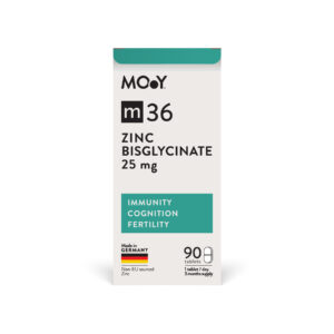 Flacon m36 Zinc Bisglycinate 25 mg 90 tablete Molecules of Youth
