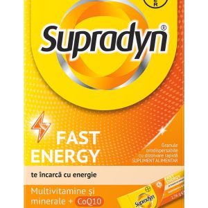 Supradyn Fast Energy cu coenzima Q10, 10 plicuri, Bayer
