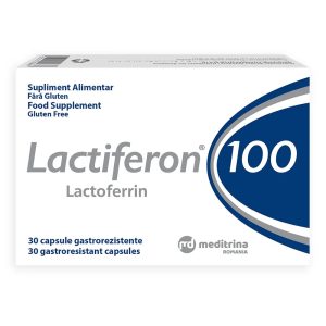 Cutie de Lactiferon 30 capsule gastrorezistente, Meditrina Pharmaceuticals