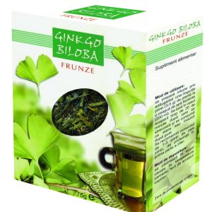 Ceai Ginkgo Biloba frunze, 75g, Parapharm