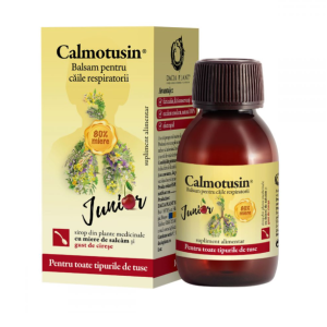 Calmotusin Junior cu gust de cirese, 100ml, Dacia Plant