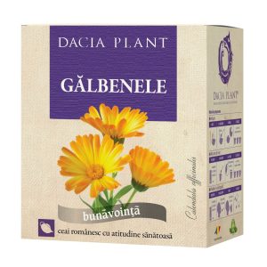 Pungă Ceai de Gălbenele 50g Dacia Plant pentru uz intern și extern