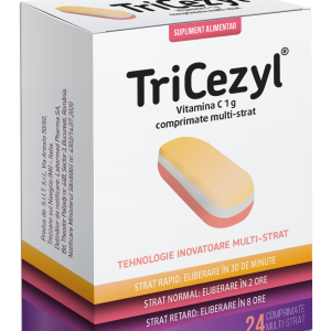 Tricezyl, 24 comprimate multi-strat, Labormed