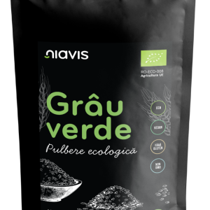 Iarba de grau Pulbere ecologica, 125g, Niavis