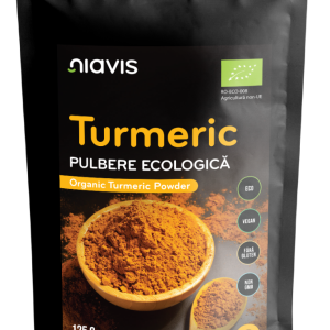 Turmeric Pulbere ecologica, 125g, Niavis