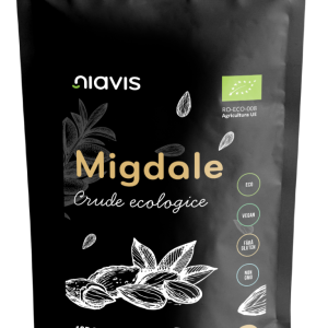 Migdale crude ecologice, 125g, Niavis