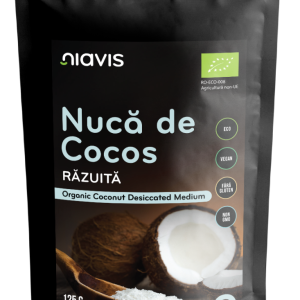 Nuca de cocos razuita ecologica, 125g, Niavis
