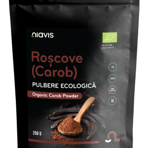 Roscove (Carob) Pulbere ecologica, 250g, Niavis