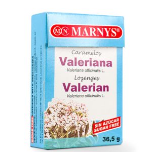 Bomboane cu valeriana pentru combaterea stresului si a anxietatii, 36.5g, Marnys