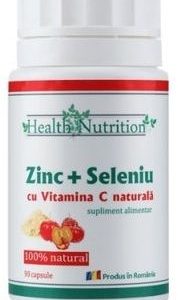 Zinc cu Seleniu si Vitamina C, 90 capsule, Health Nutrition