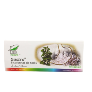 Gastro bicarbonat de sodiu, 10 capsule, Pro Natura