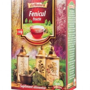 Ceai de fenicul fructe, 50g, AdNatura