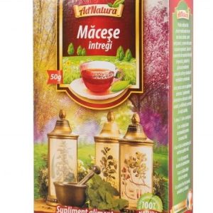 Ceai de macese fructe intregi, 50g, AdNatura