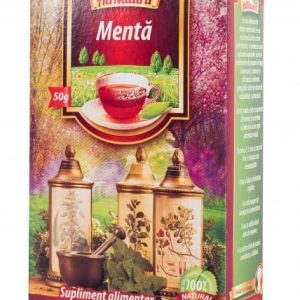 Ceai din menta frunze, 50g, AdNatura
