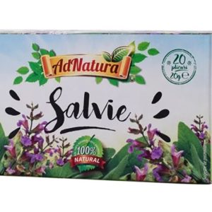 Ceai de salvie, 20 plicuri, AdNatura