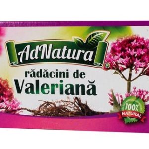 Ceai de valeriana, 20 plicuri, AdNatura