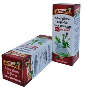 Extract gliceric de coada soricelului, 50ml, AdNatura
