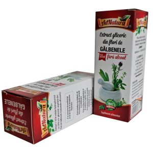 Extract gliceric de galbenele, 50ml, AdNatura