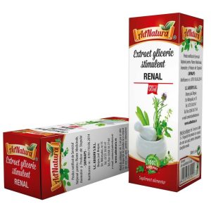 Extract gliceric stimulent renal, 50ml, AdNatura