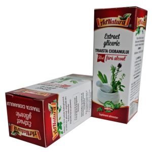 Extract gliceric de traista ciobanului, 50ml, AdNatura