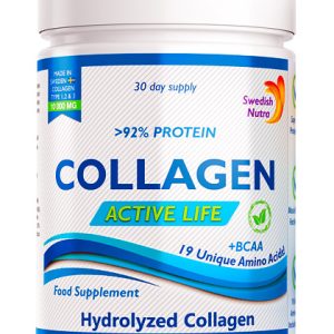 Recipient Collagen pulbere Active Life 10.000mg 300g Swedish Nutra