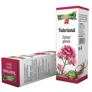 Extract gliceric de radacina de valeriana, 50ml, AdNatura