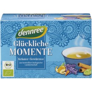 Ceai bio momente fericite 20 plicuri, 40g, Dennree