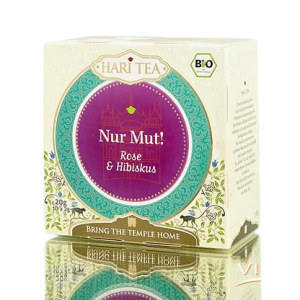 Ceai cu trandafiri si hibiscus bio Face the Moment, 10 plicuri, Hari Tea