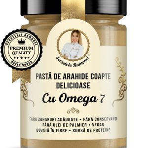 Pasta de arahide cu Omega 7, 350g, Laboratoarele Remedia