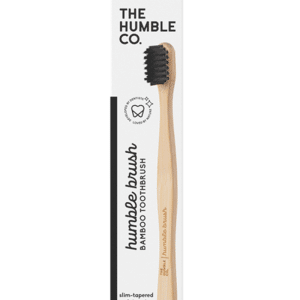 Periuta de dinti din bambus Adult Sensitive Black, 1 bucata, Humble
