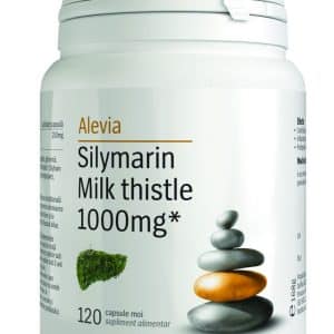 Silymarin Milk thistle 1000mg, 120 comprimate, Alevia