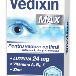 Vedixin Max pentru vedere optima, 90 comprimate, Zdrovit