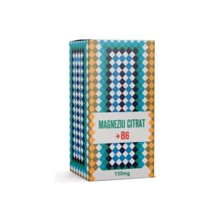 Magneziu citrat 150mg + Vitamina B6, 25 stickuri, Laboratoarele Remedia