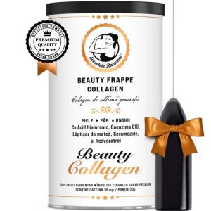 Bautura cu colagen de utlima generatie Beauty Frappe Collagen Secretele Ramonei, 400g, Laboratoarele Remedia