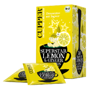 Ceai de lamaie cu ghimbir Eco SuperStar, 50g, Cupper