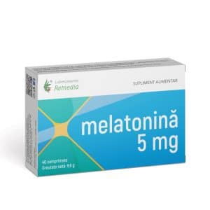 Melatonina 5mg, 40 comprimate, Laboratoarele Remedia