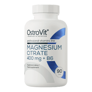 Magneziu Citrat 400mg + B6, 90 tablete, OstroVit