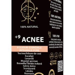 Mix de uleiuri esentiale +9 Acnee, 10ml, Cosmopharm