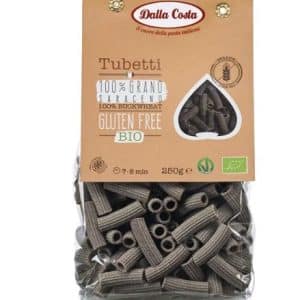 Paste Bio Tubetti din hrisca neagra, 250g, Dalla Costa