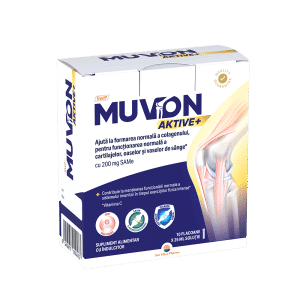 Cutie Muvon Aktive Plus 10 fiole Sun Wave Pharma pentru articulații