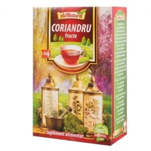 Ceai de coriandru fructe, 50g, AdNatura