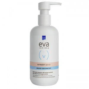 Flacon de 250 ml Gel pentru igiena intimă Extrasept Eva Intima – formulă delicată pentru protecția zonei intime