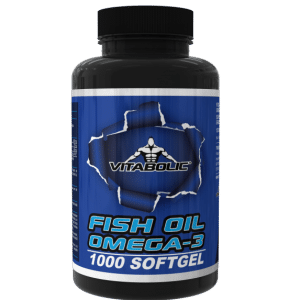 Flacon Fish Oil Omega 3 1000mg Softgel 120 capsule Vitabolic